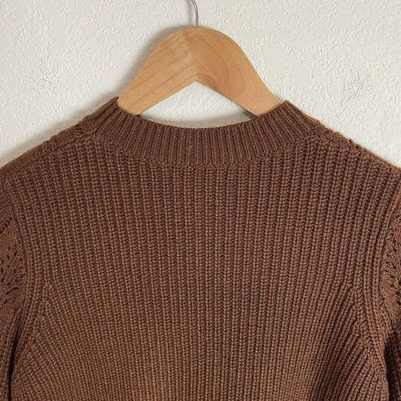 Sezane Brown Textured Sweater - Picture 9 of 11